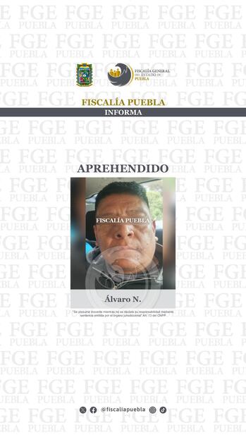 Cae alcalde poblano por feminicidio de su esposa. (Foto: especial)