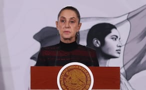 La presidenta Claudia Sheinbaum en la “Mañanera del Pueblo” del 6 de agosto de 2026 en Palacio Nacional. Foto: Carlos Mejía/ EL UNIVERSAL