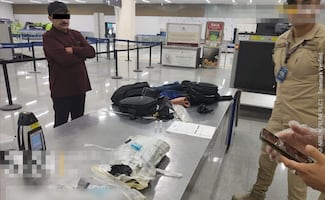 Marina detiene a un hombre con más de tres kilos de cocaína en el AICM; llegó proveniente de Colombia