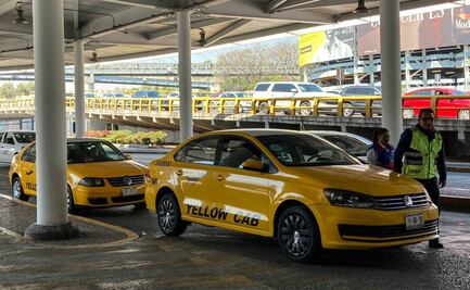 Tres empresas de taxistas se deslindan de bloqueos en el AICM; aseguran buscar buena relación con autoridades
