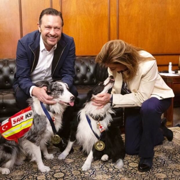 Orly y Balam inspiran creación de escuela para perros rescatistas en Querétaro
