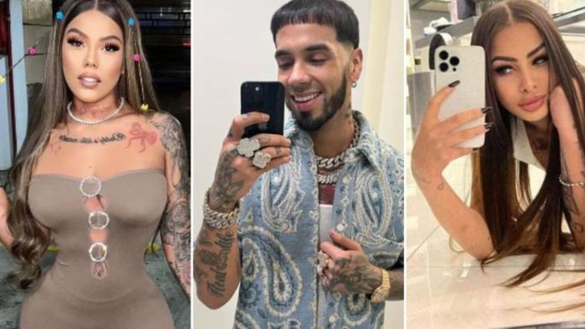 Yailin la más viral y Anuel | Fuente: Instagram @yailinlamasviralreal / @mamikim1_ / @anuel