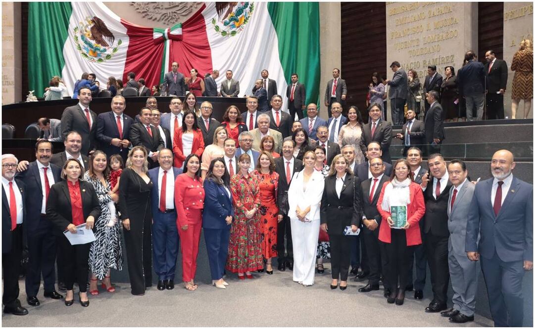 Integrantes del Grupo Parlamentario del Partido del Trabajo (PT). Foto: Especial