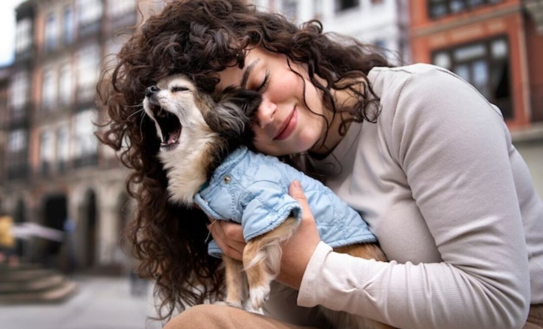 Los perros aportando amor, compañía y resiliencia emocional en momentos difíciles. Fuente: Freepik.