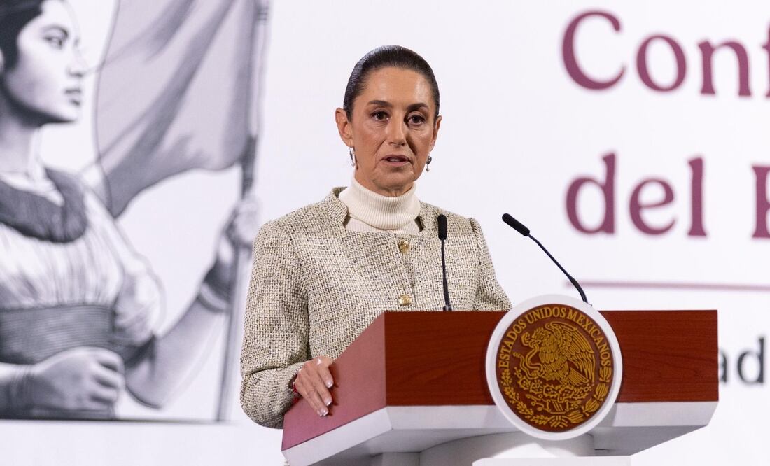 Conferencia mañanera de la presidenta Claudia Sheinbaum Pardo, este 30 de enero de 2025, desde Palacio Nacional. Foto: Hugo Salvador / EL UNIVERSAL