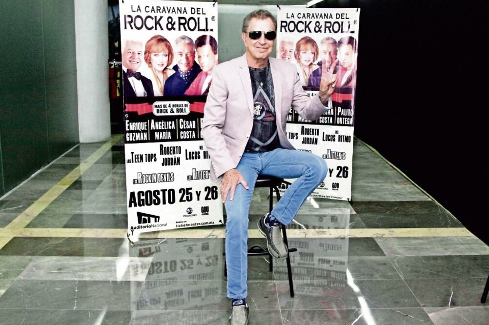 Jordán dice que los egos no influyen en la Caravana del Rock and Roll. (CARLOS MEJIA. EL UNIVERSAL)
