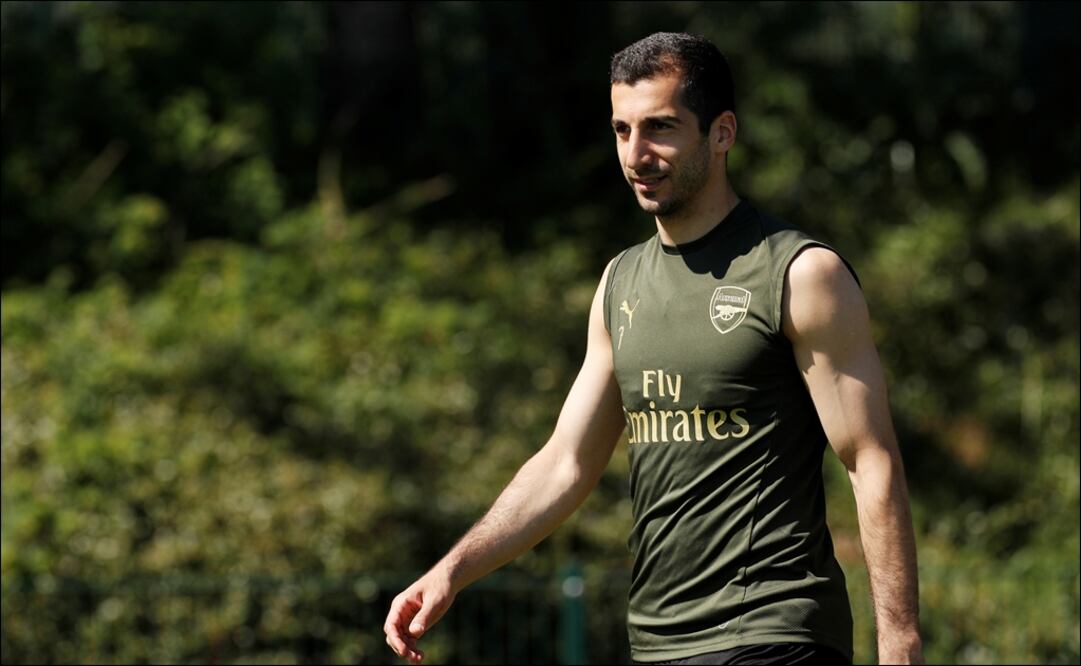 El mediocampista del Arsenal Henrikh Mkhitaryan. Foto: Reuters