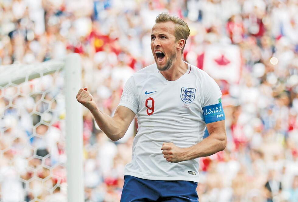 Harry Kane destacó en el Mundial Rusia 2018. Foto: Reuters