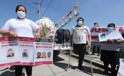 Familiares de gaseros desaparecidos se manifiestan para pedir agilizar su búsqueda