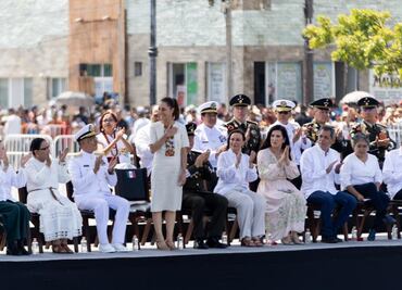 Sheinbaum: La corrupción no puede tener cabida en nuestras instituciones, debe sancionarse con firmeza; reconoce a secretarios de Marina y Defensa