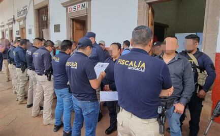 Detienen a 10 policías por secuestro y desaparición forzada en Teretan, Michoacán