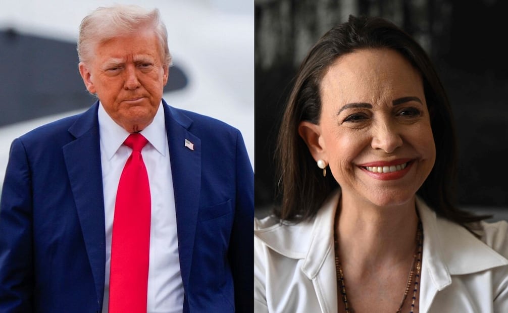 Donald Trump felicitó a María Corina Machado por premio Nobel de la Paz. Foto: especial