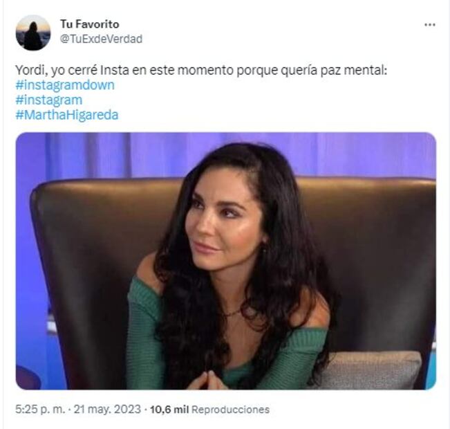 Caída de instagram Meme