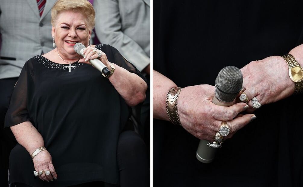 Paquita solía usar varias joyas, como podemos ver en esta imagen de 2019. Foto: Archivo EL UNIVERSAL / Diego Simón Sánchez