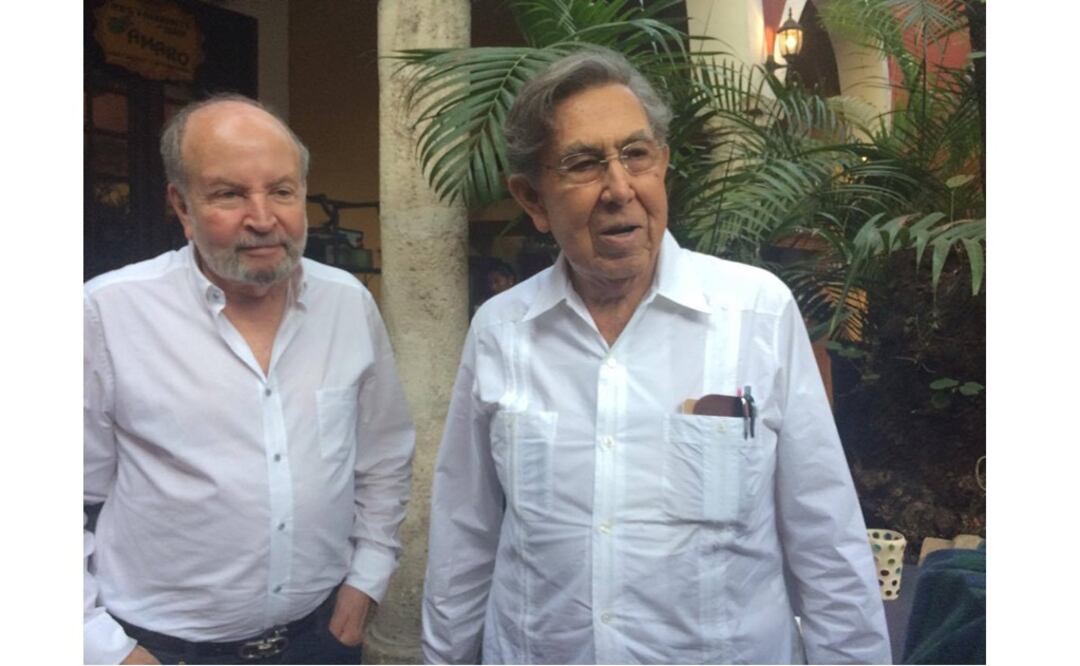 El ex candidato presidencial Cuauhtémoc Cárdenas Solórzano estuvo en Mérida. /Cortesía Cuauhtémoc Moreno Cabrera