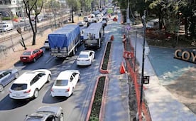 Patrullaje en ciclovía de Tlalpan inhibe invasión de autos y motos; es invadida por otros transportes no motorizados