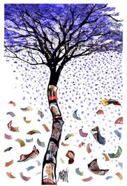 Jacarandas y propagandas