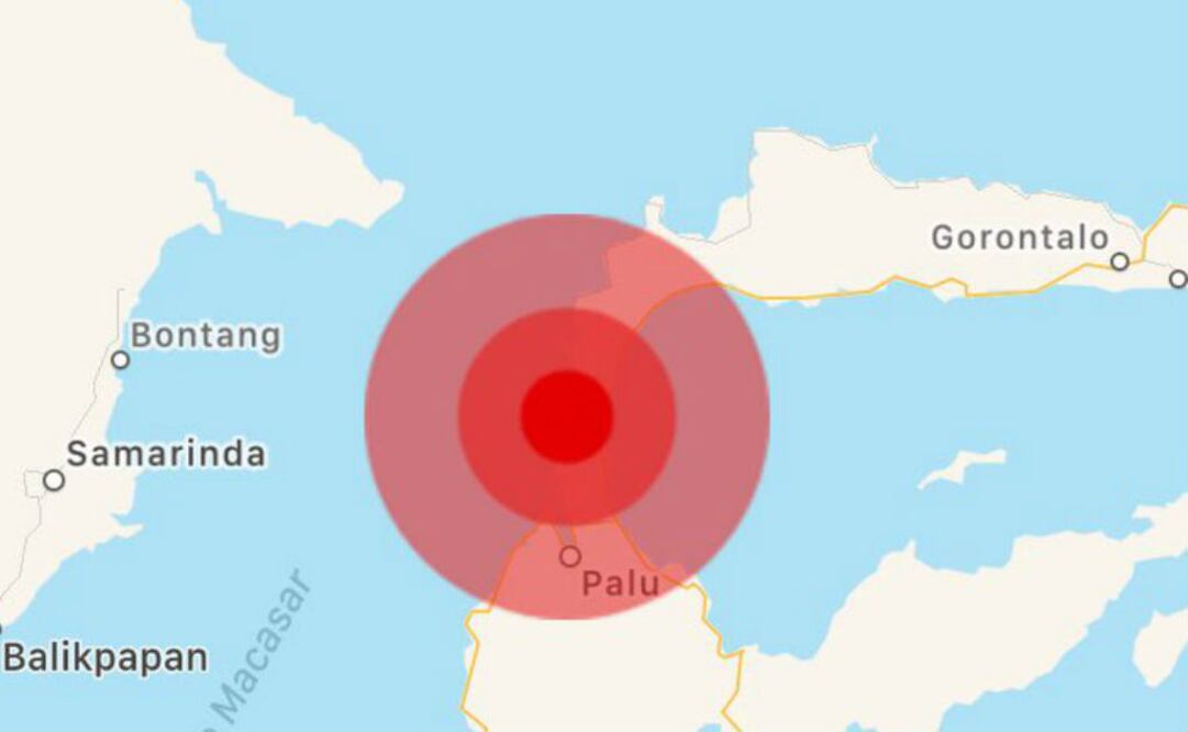 Varios muertos dejó un terremoto de 7.5 grados y un tsunami en Indonesia. FOTO: ESPECIAL