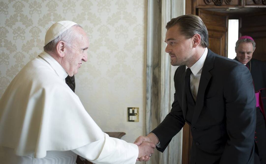 El actor estuvo hace algunos días en Roma para promocionar su última película por la que está nominado al Oscar como mejor actor, The Revenant. FOTO: REUTERS/Osservatore Romano