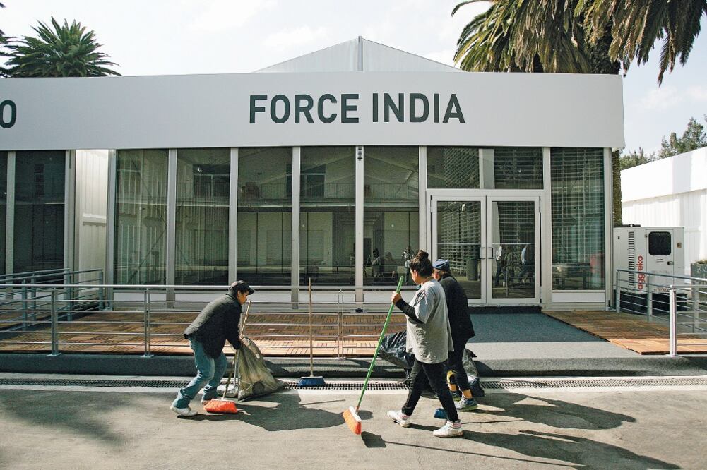 El equipo de Sergio Pérez ocupará el sexto cubil en el Autódromo (ALEJANDRO ACOSTA. EL UNIVERSAL)