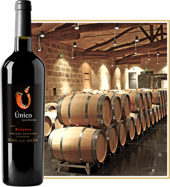 A Luismi también le gusta el vinito, aquí el que hizo en Chile