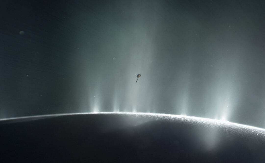  La comunidad científica siempre tiene presente al satélite Encélado a la hora de buscar vida extraterrestre. (FOTO: NASA)