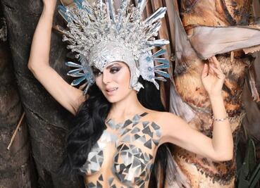 Maribel Guardia se cuida hasta en cuarentena