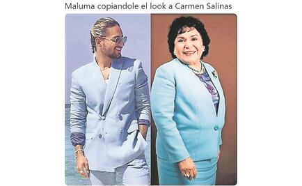 Ahora comparan a Maluma con Carmen Salinas