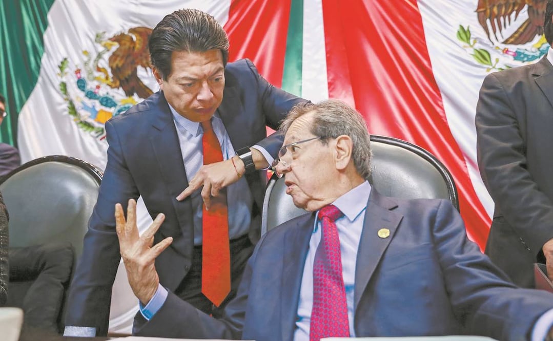 Porf irio Muñoz Ledo envió una carta al INE para criticar el proceso de elección en el que resultó empatado con Mario Delgado. Foto: ARCHIVO EL UNIVERSAL