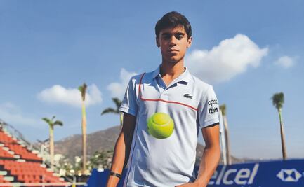 Los Cabos ya esperan a Rodrigo Pacheco; el tenista mexicano mantiene los pies sobre la tierra y la raqueta en alto 