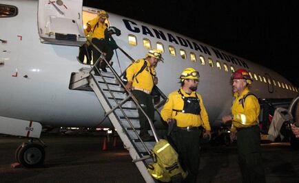 Regresa brigada de combatientes mexicanos de Canadá