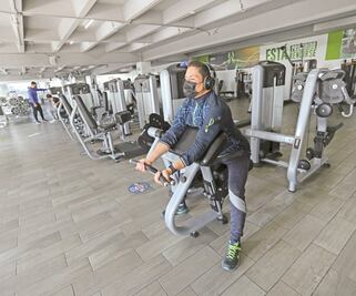 Gimnasios, desolados en su reapertura