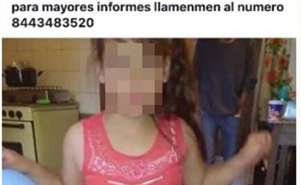 Mexican girl sold for sexual purposes on Facebook