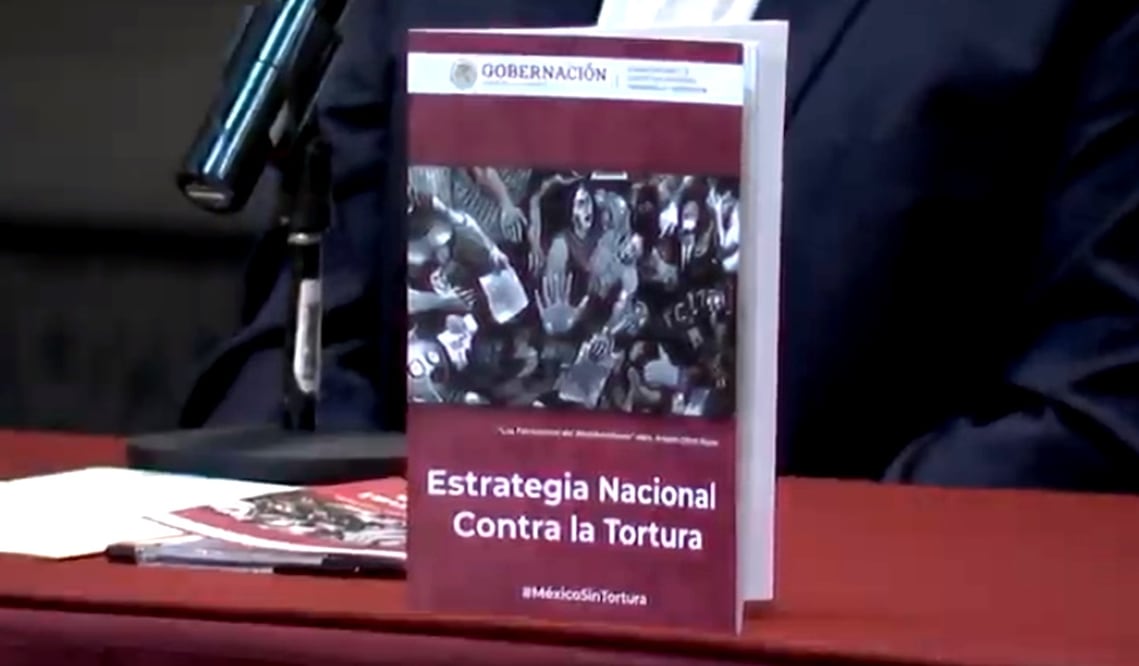 En el marco del Día Internacional en Apoyo de las Víctimas de la Tortura este 26 de junio, se presentó la Estrategia Nacional contra la Tortura para difundir material para visibilizar y prevenir este delito y los malos tratos, mediante menajes conjuntos a la población.