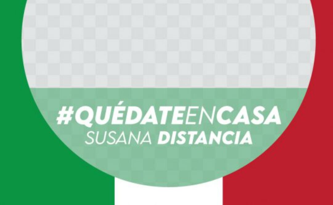 El marco es parte de la campaña #QuédateEnCasa
