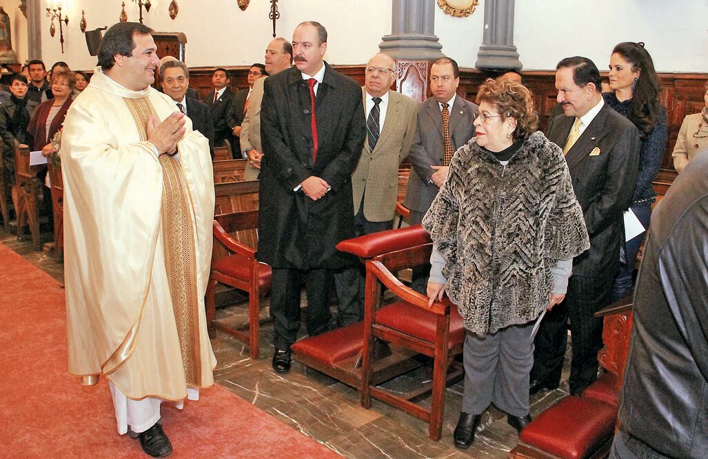 En la imagen, el Licenciado Juan Francisco Ealy Lanz Duret, Director General de EL UNIVERSAL; el Licenciado Juan Francisco Ealy Ortiz, Presidente Ejecutivo y del Consejo de Administración de EL UNIVERSAL (JUAN BOITES. EL UNIVERSAL)