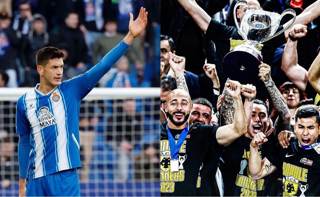 Orbelín Pineda gana doblete con el AEK y César Montes anotó gol en LaLiga - Foto: Especial