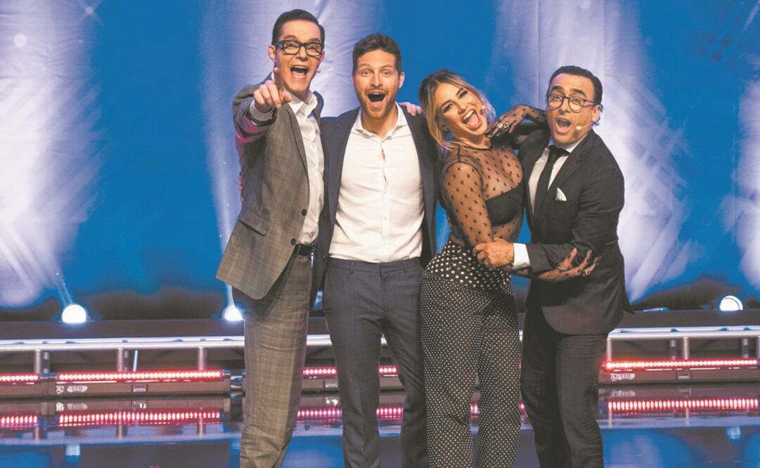 Comparte su papel de juez con Horacio Villalobos, Eddy Vilard (conductor) y Adal Ramones. Foto: AZTECA