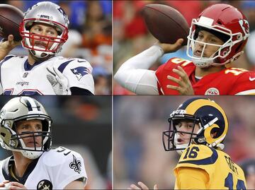 Brady y Brees ya prometían cuando Mahomes y Goff todavía no nacían