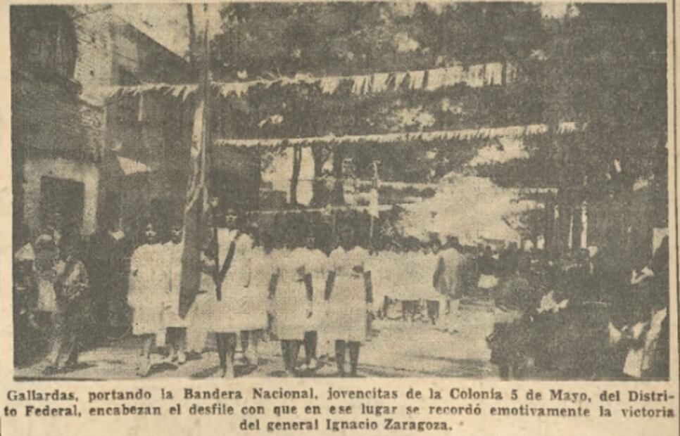 Con peregrinación cívico-patriótica celebraron el centenario de la Batalla de Puebla en 1962