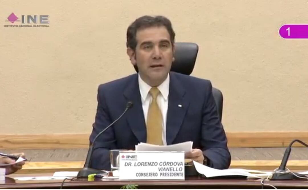 Lorenzo Córdova Vianello, presidente del INE. /Especial