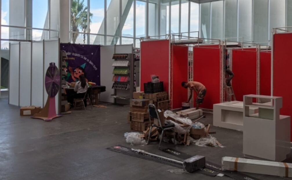 Alistan el montaje de la Feria Internacional del Libro de Coahuila