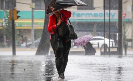 Para este domingo se prevé lluvia fuerte en CDMX, Edomex y otros 8 estados; se extenderá el frente frío 47 en el norte 