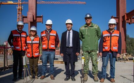 Batres supervisa reconstrucción de la Clínica 25 del IMSS, afectada tras el sismo de 2017