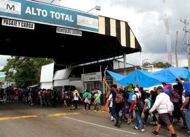 Cruza a México cuarto grupo de migrantes