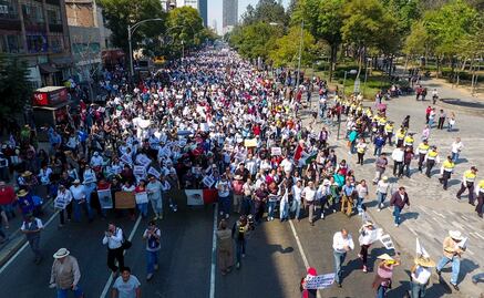 Mapa. Ruta de marcha de este domingo en CDMX