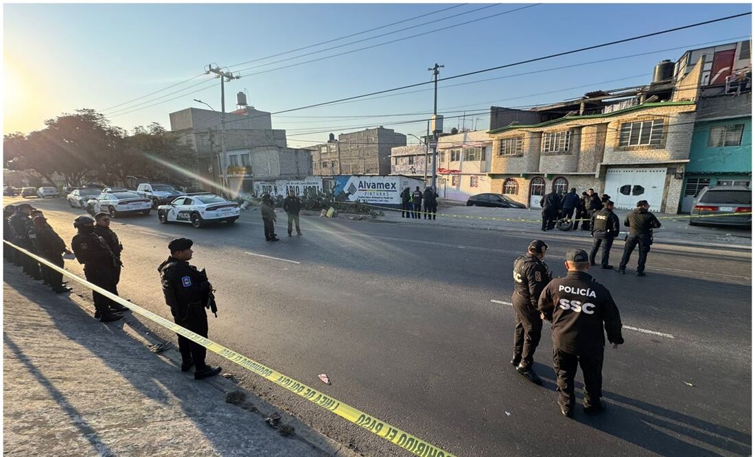 Balacera en CDMX. (10-12-2024) Foto: Especial