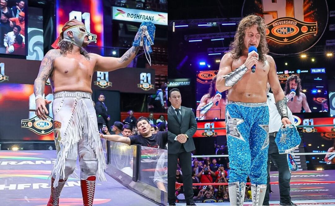 Los protagonistas de Homenaje a Dos Leyendas volverán a enfrentarse en la México | FOTO: @cmll_mx