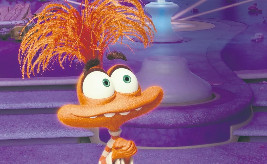 Ansiedad. Es la que más se anticipa. Su cabello explota en un rayo naranja, para reflejar su cambio según las situaciones. Foto: de Disney Pixar