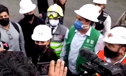 Realiza Sheinbaum recorrido con ingenieros por zona siniestrada de la Línea 12 del Metro